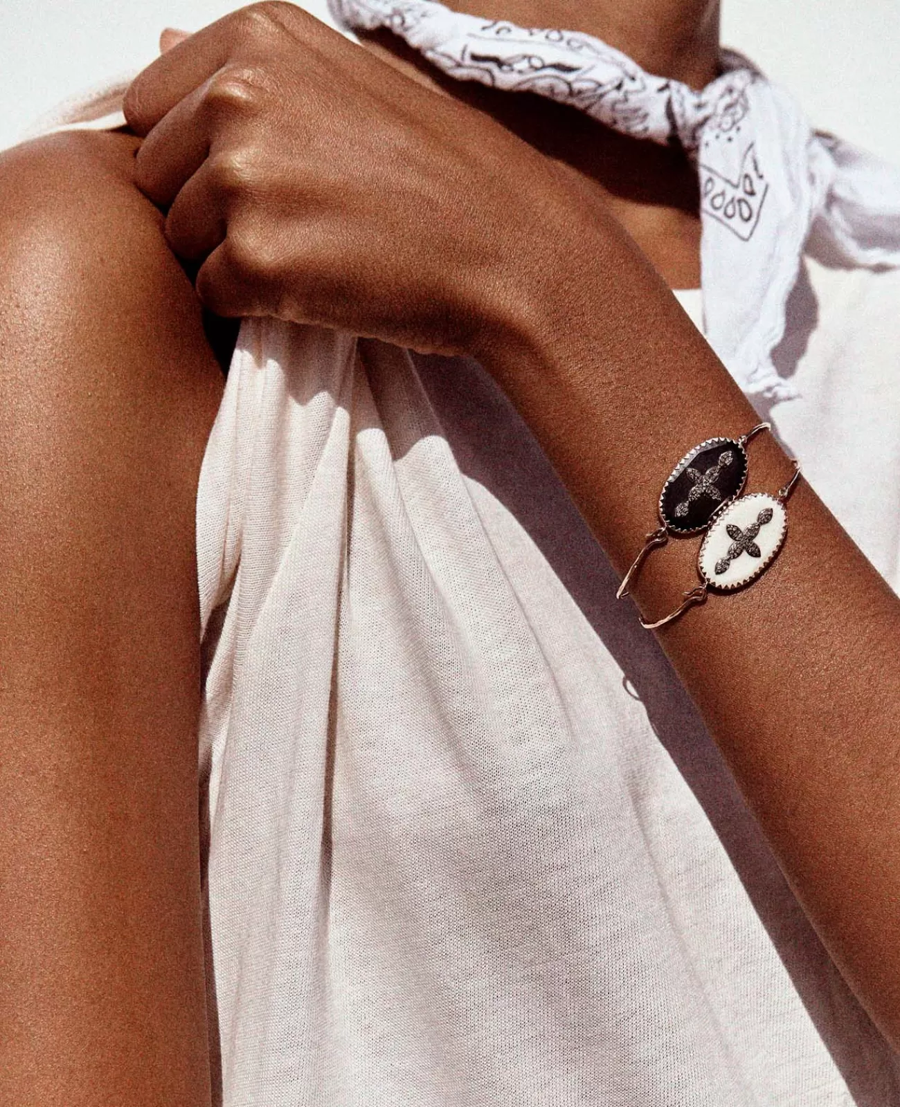 Clearance Garance N°2 Noir Diamant Bracelets